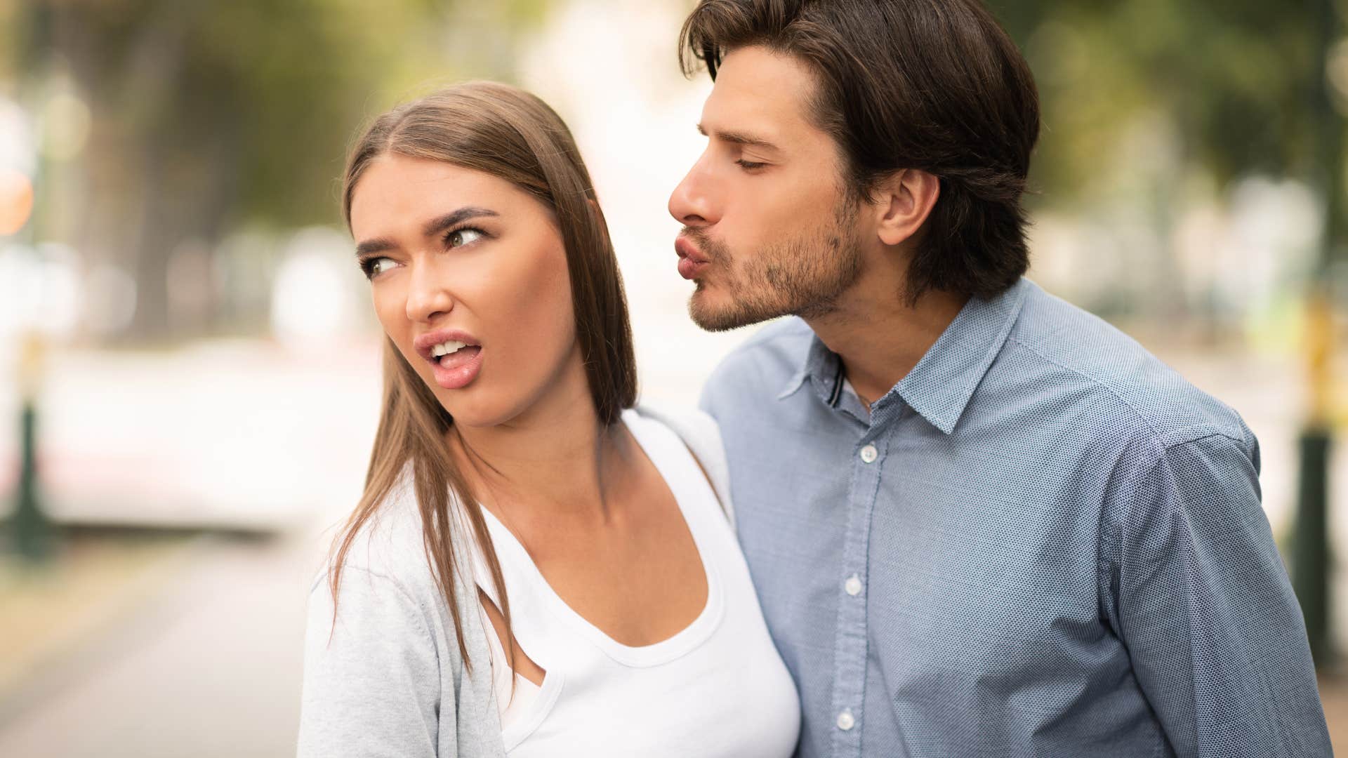 woman who is in a bad relationship with man who is in love with her depsite new relationship