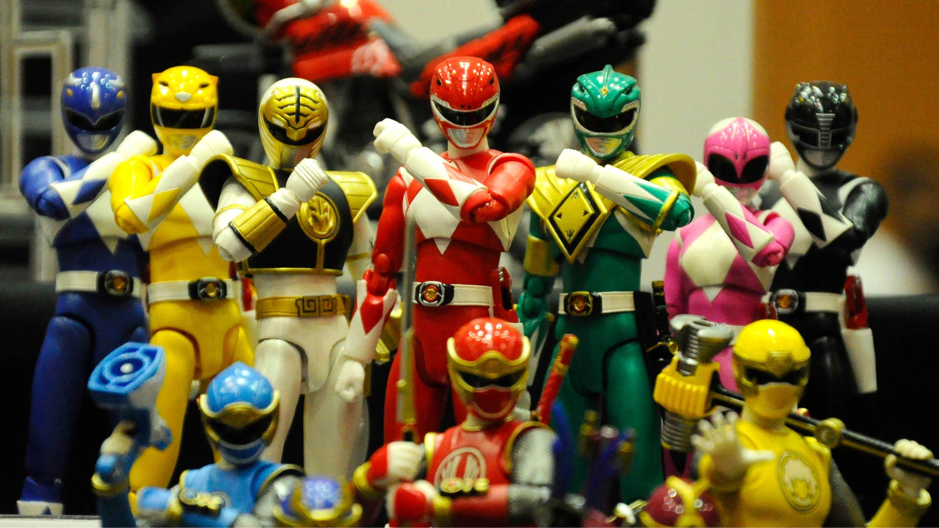 power rangers action figures