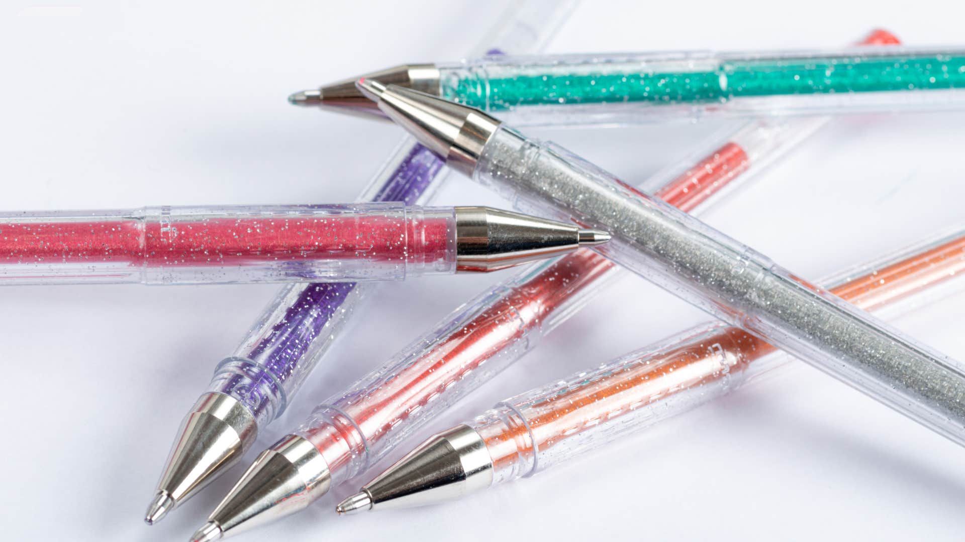 colorful gel pens from the 90s