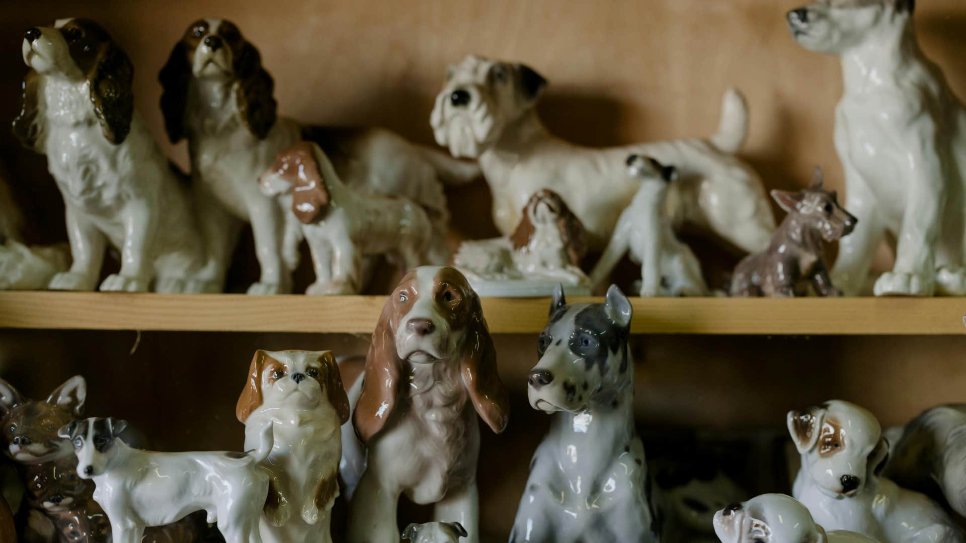 collection of porcelain figures