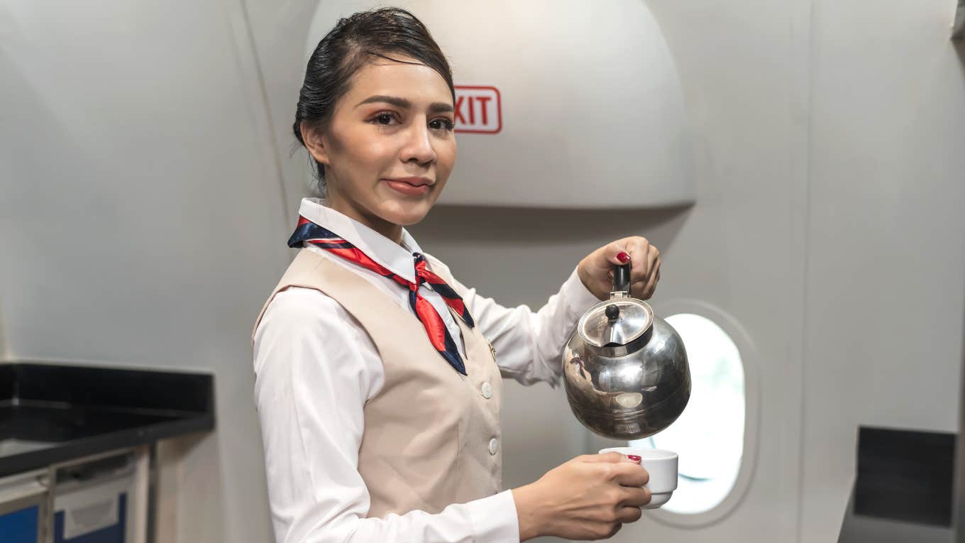 The Gross Reason Flight Attendants Say Not To Drink Coffee Or Tea On Airplanes