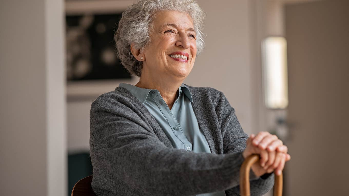 elderly woman awarded title by Guinness Book of Records
