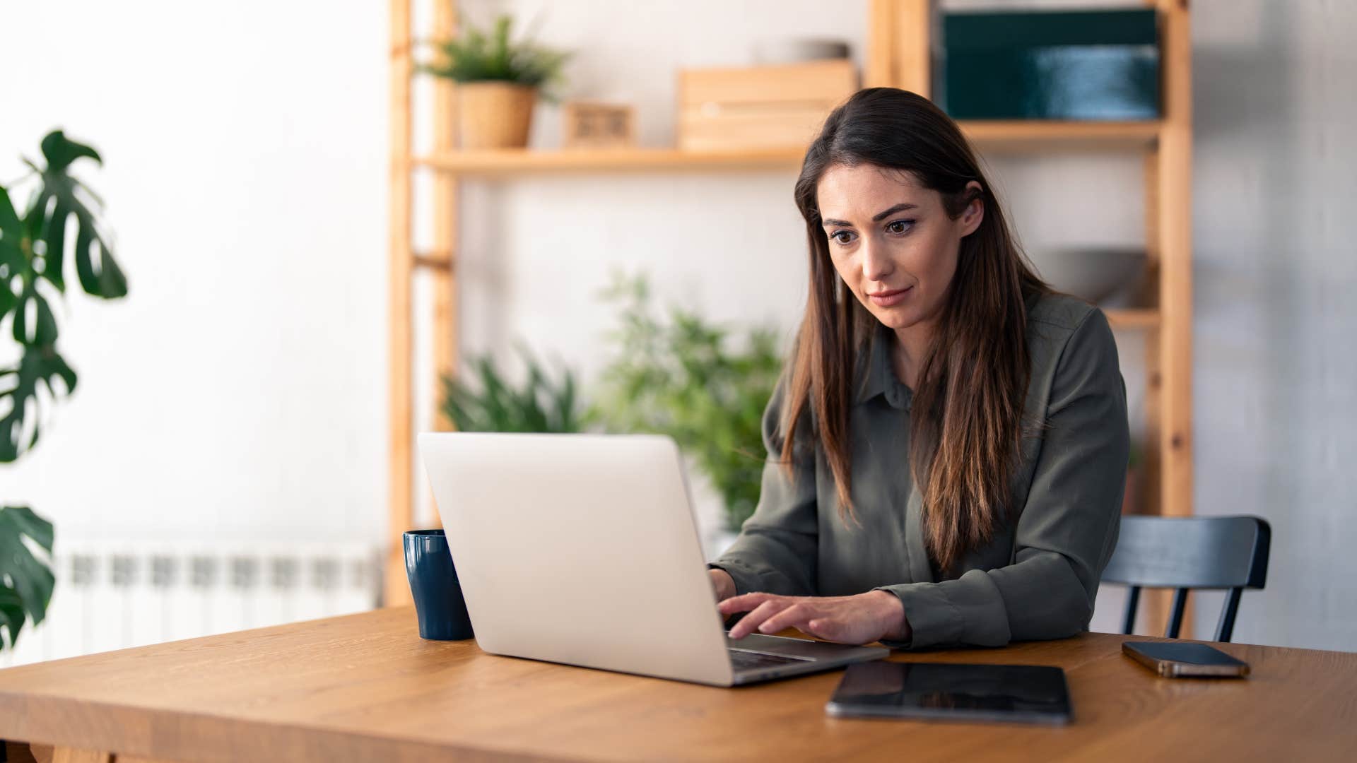 woman who is naturally consistent as she is all in