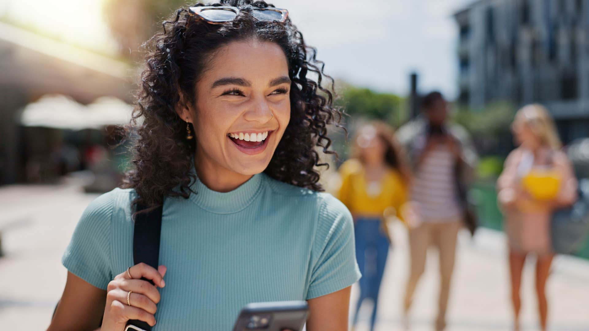 woman who is naturally thriving as recognizes she is more than she fears