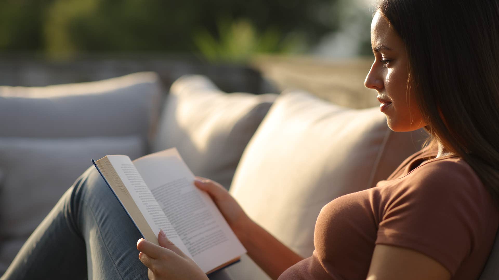 woman who is naturally wise gathering knowledge