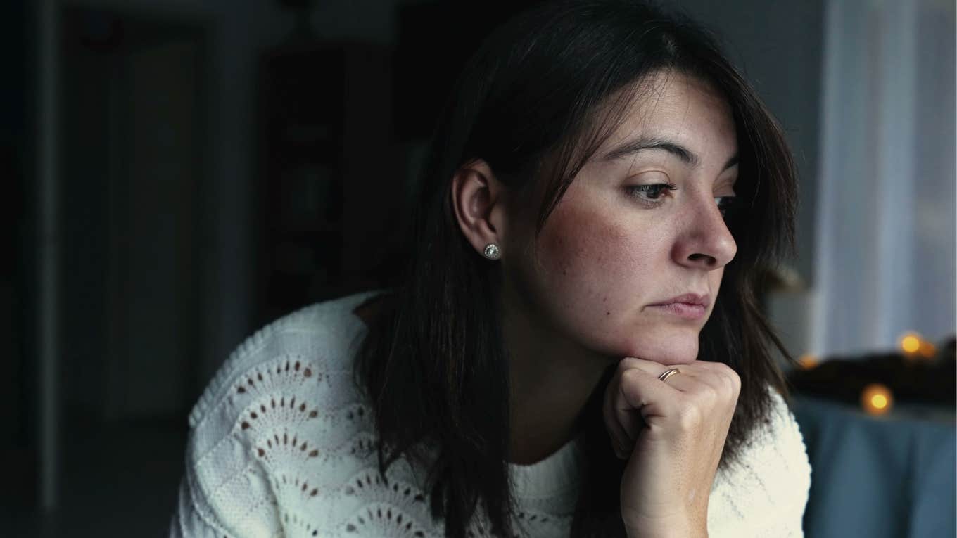 Harsh Truths You Only Learn After Getting A Divorce woman sad learning harsh truths after her divorce