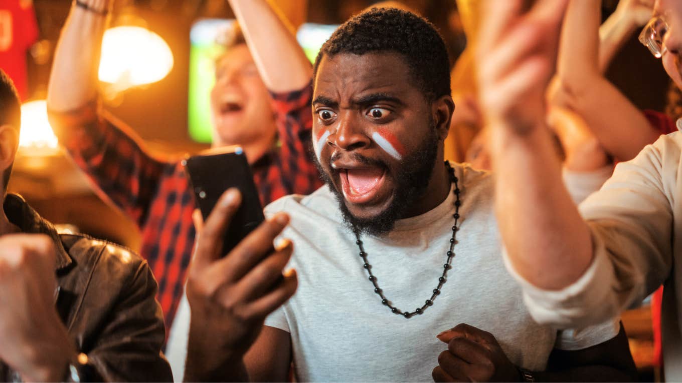 College student betting on sports. 