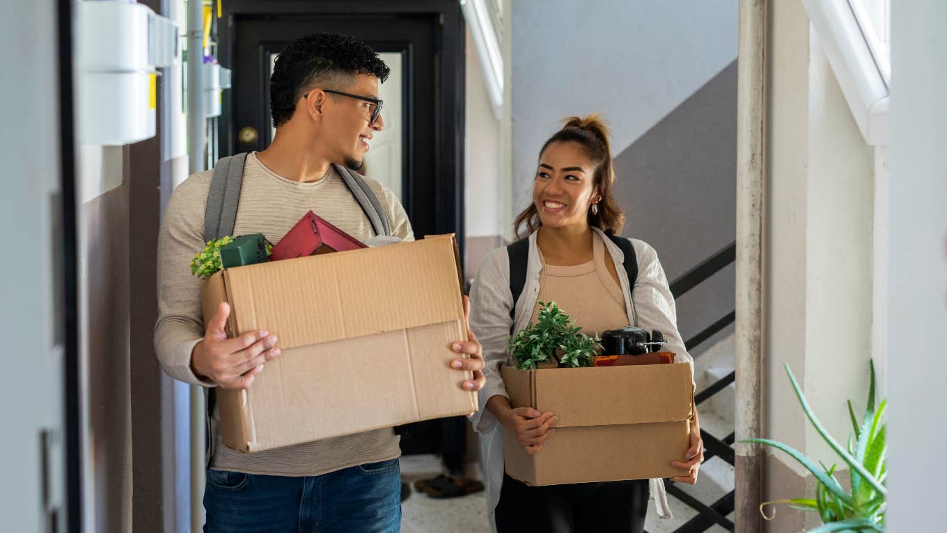 homeowners threaten renters because of move-in noise people moving into new apartment