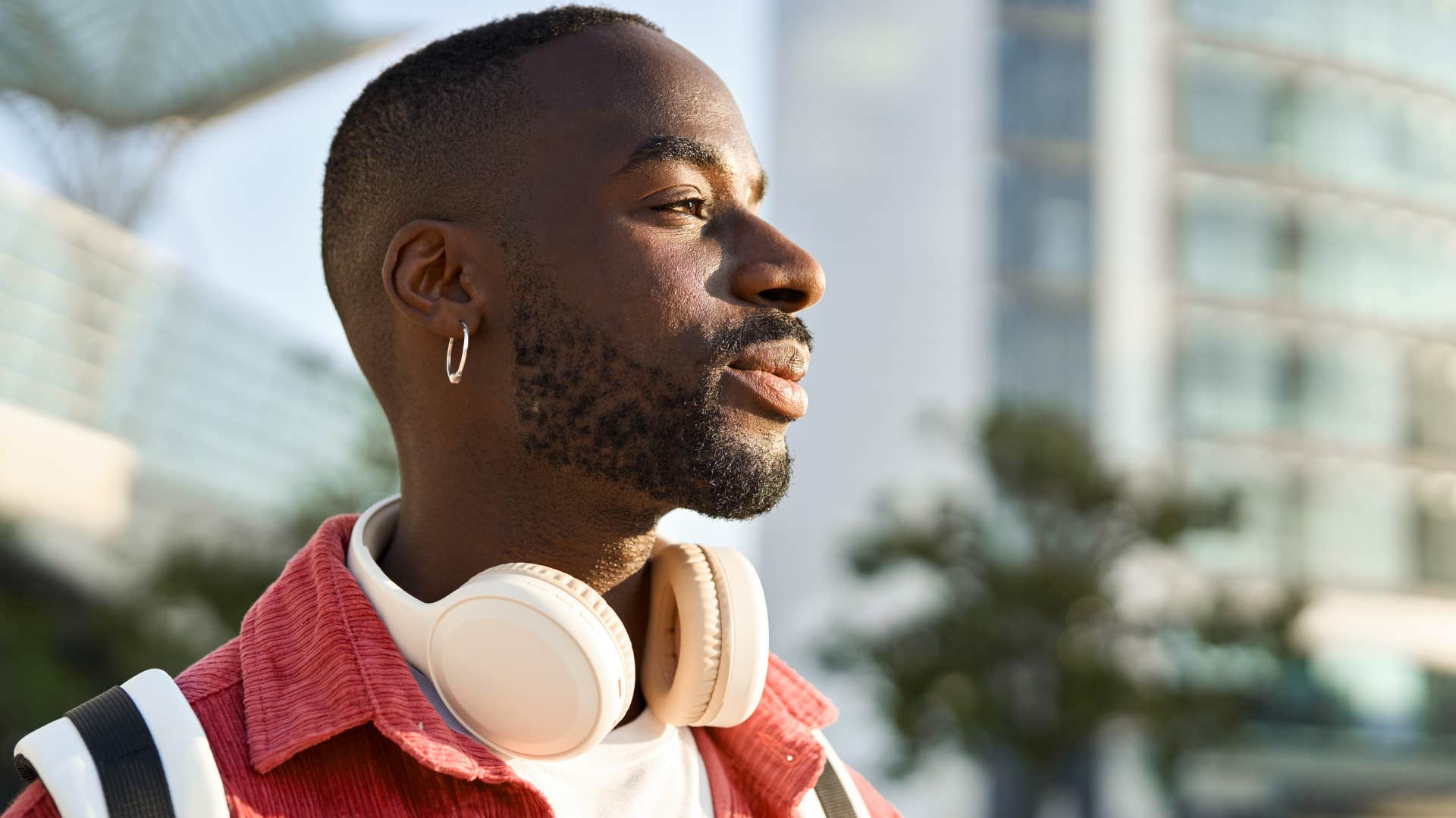 Man thinking "if I manifest it hard enough, it'll work out."