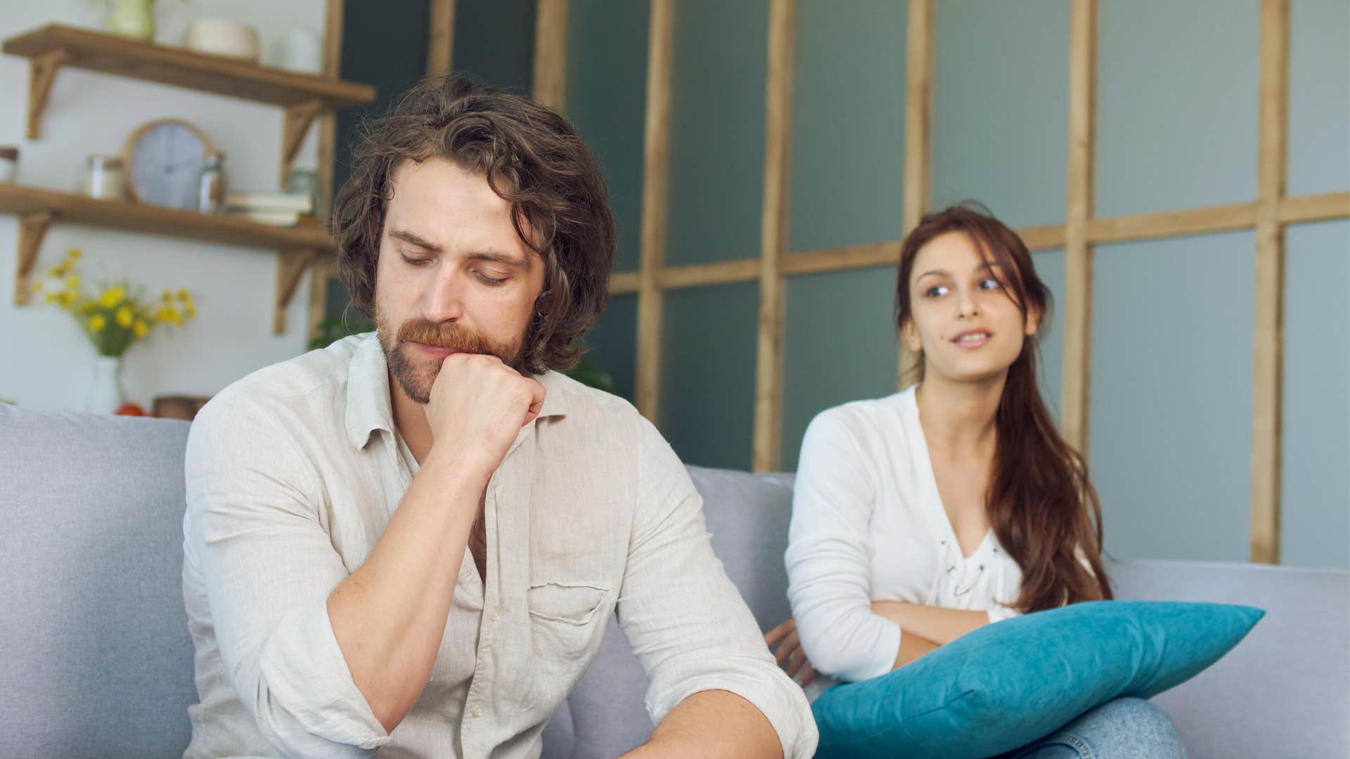 if a man gets defensive about these things he’s not who he pretends to be conflicts