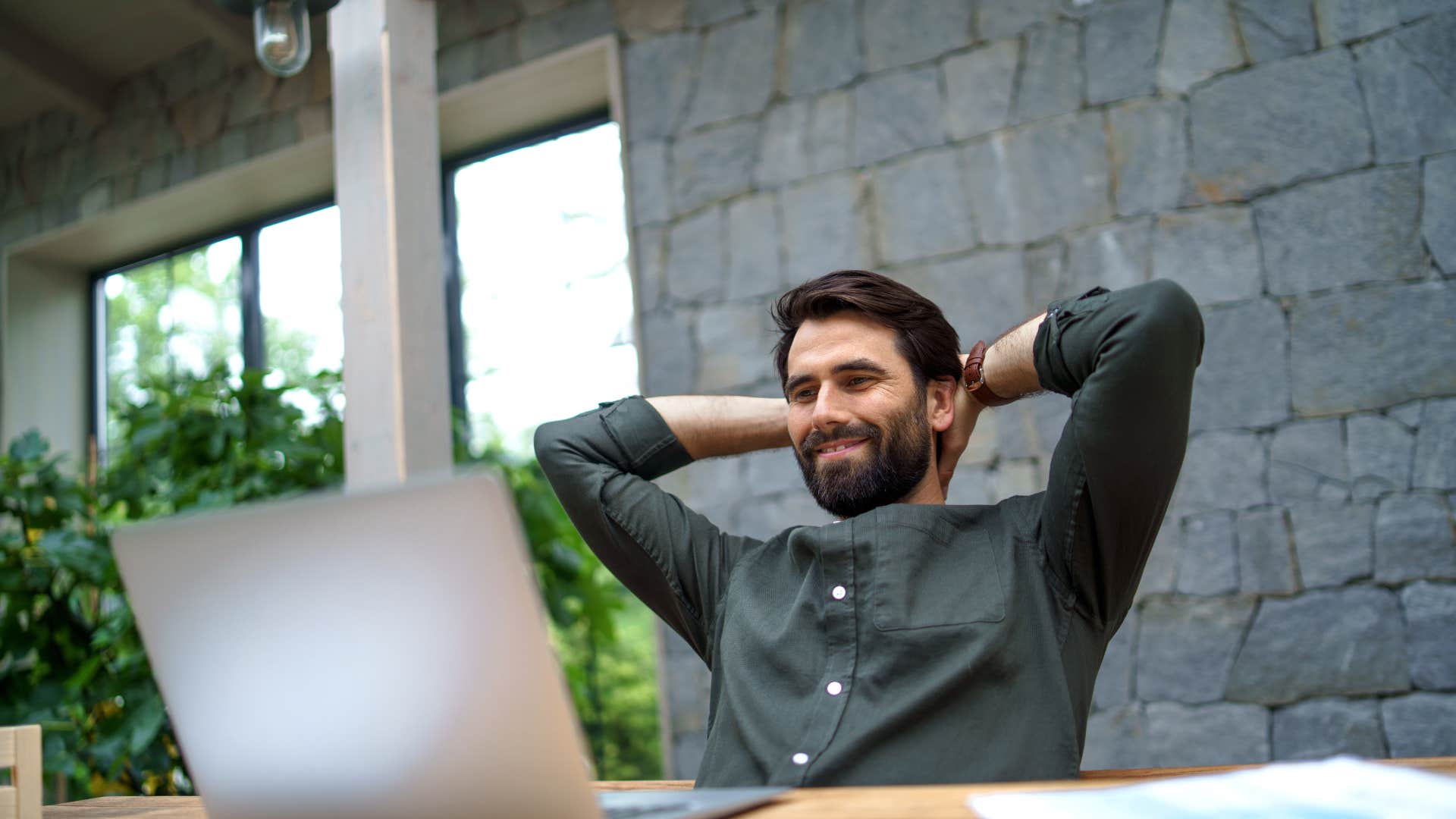 if a man says any of these things to his coworkers hes secretly miserable at home he says he has more freedom at work