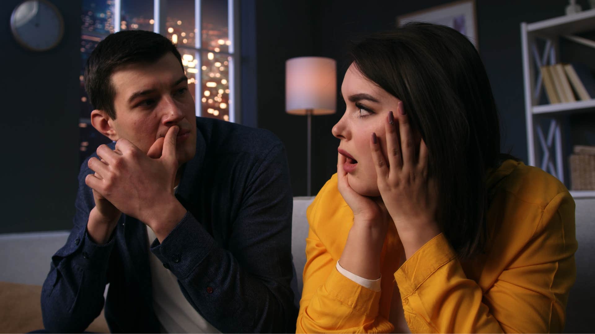 man complaining that wife watches too much tv