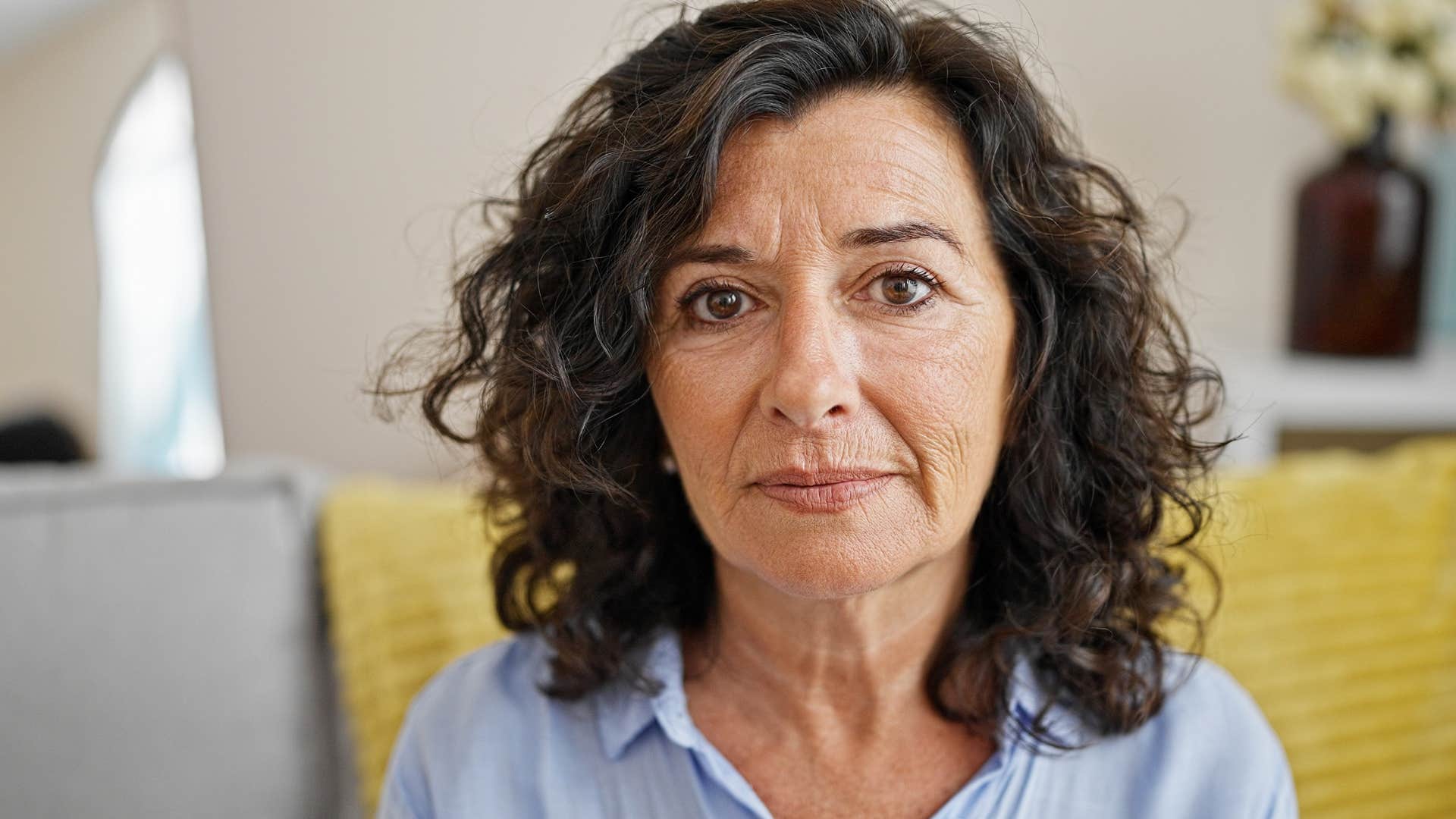 assertive woman saying no