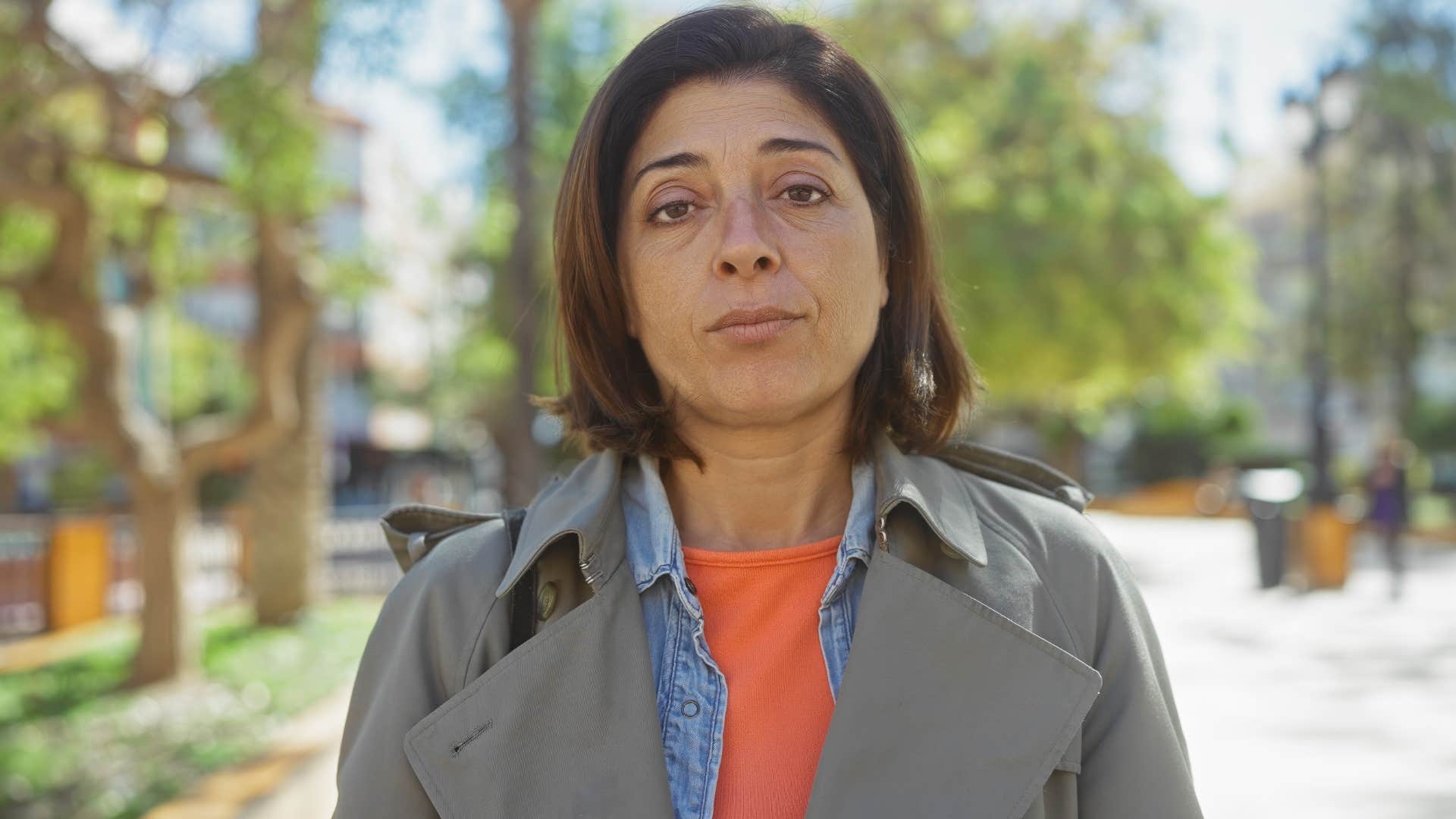 annoyed woman saying I'm not apologizing for my decisions