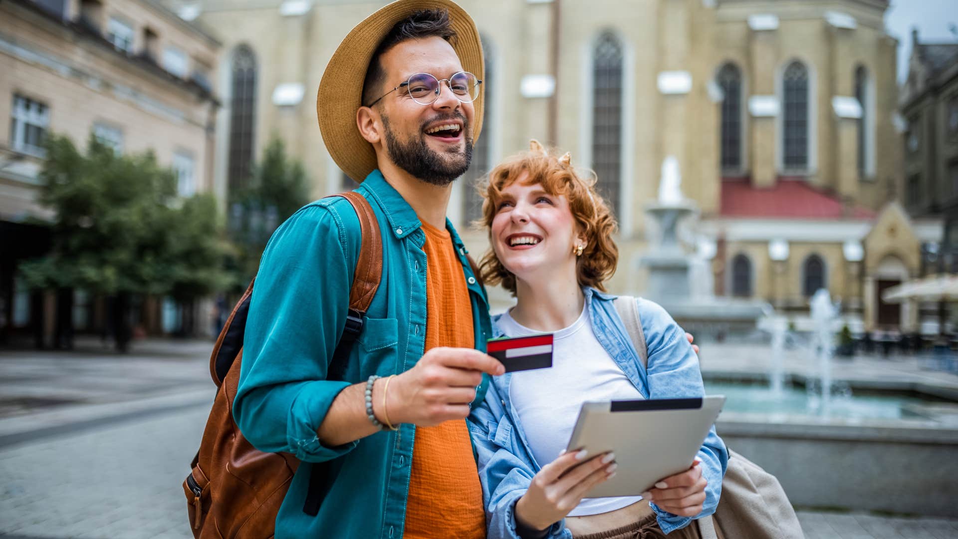 couple who truly love each other hoping for best on trip