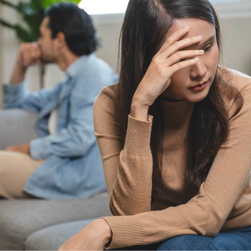 woman who is not a man's priority as he has chaos in his life