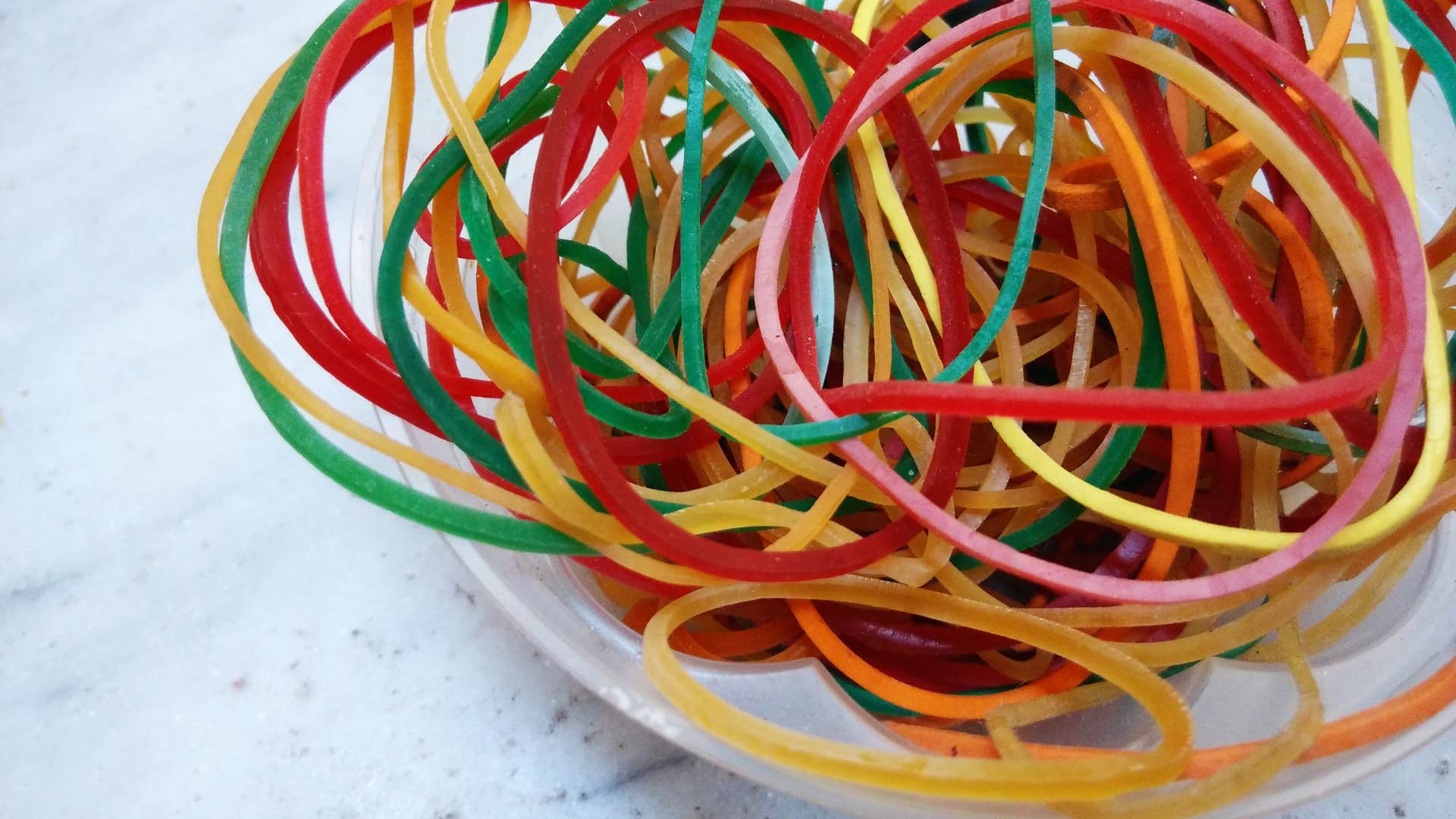 if you hide rubber bands in a junk drawer you’re much smarter than average