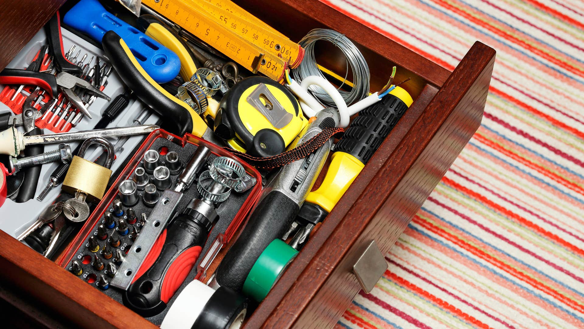 if you hide tools in a junk drawer you’re much smarter than average