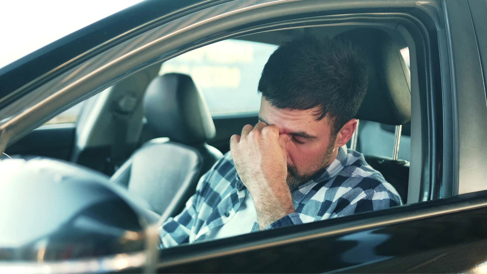 if you see these things in a man’s car he’s mentally checked out of life alarming amount of warning lights