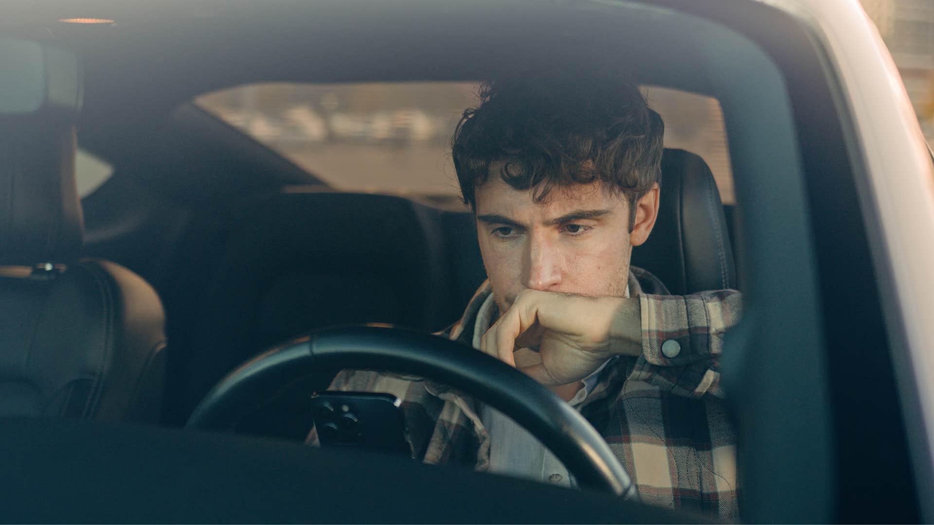 if you see these things in a man’s car he’s mentally checked out of life worn-out work items