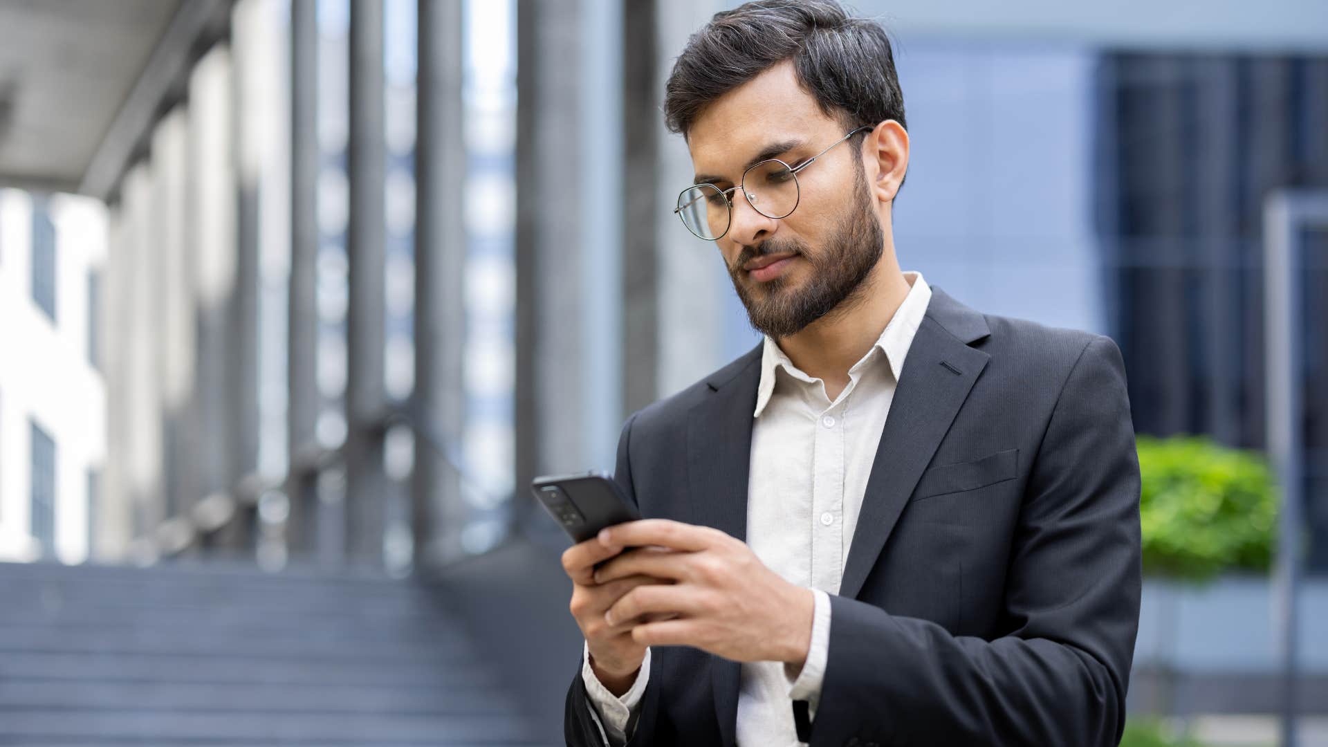 man annoyed by person texting him because they need something