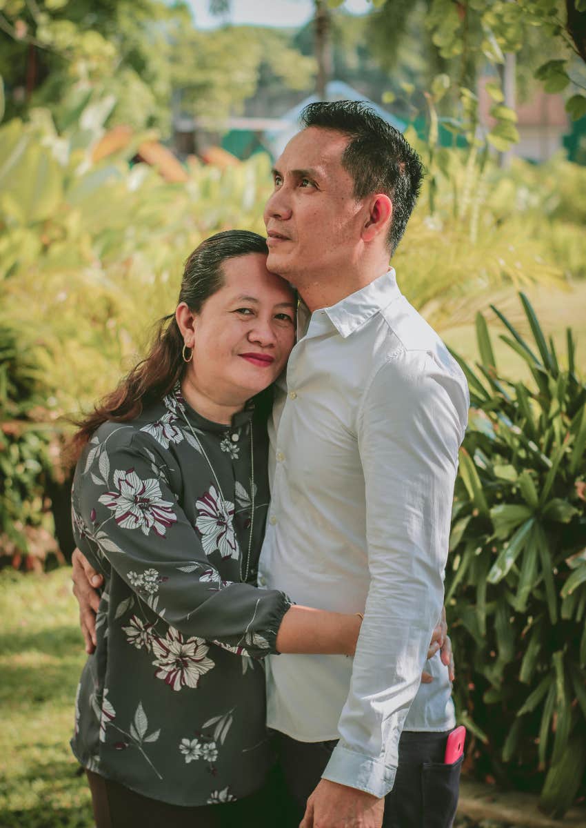 middle aged couple who found it more difficult to find each other