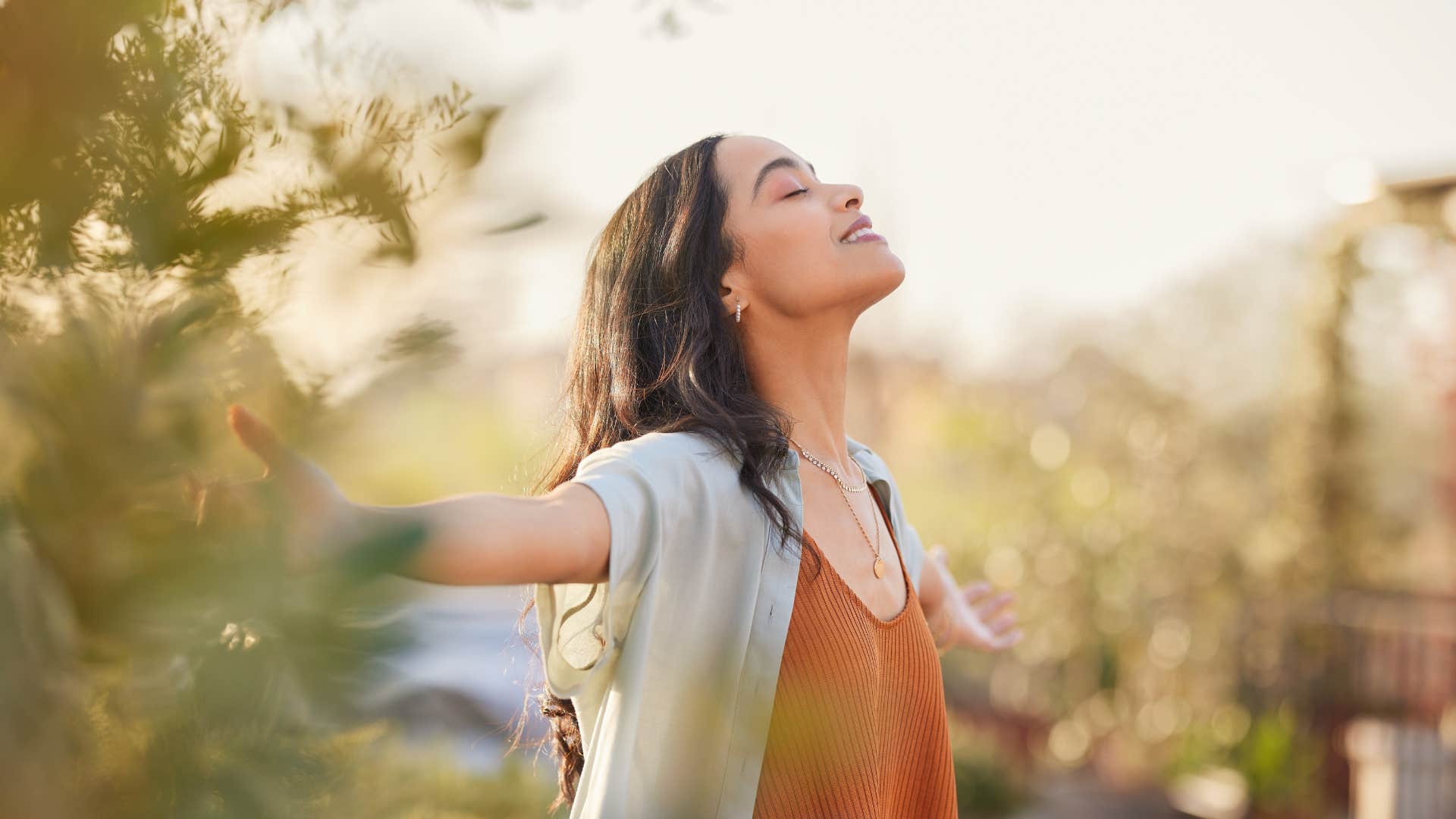 woman who stopped letting someone mess with her head and focused on her life