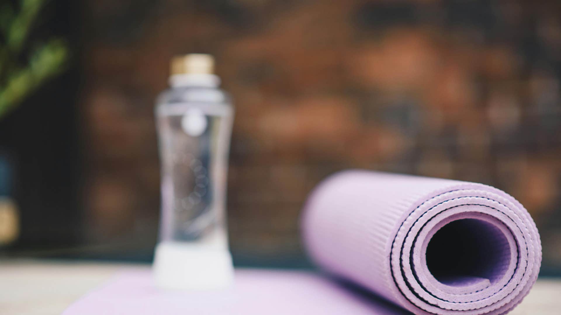 little things in someones house that reveal their real priorities a yoga mat