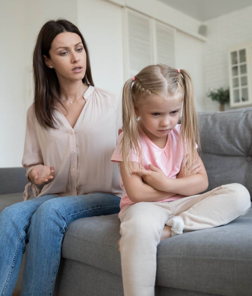 Parent addresses kids behavior