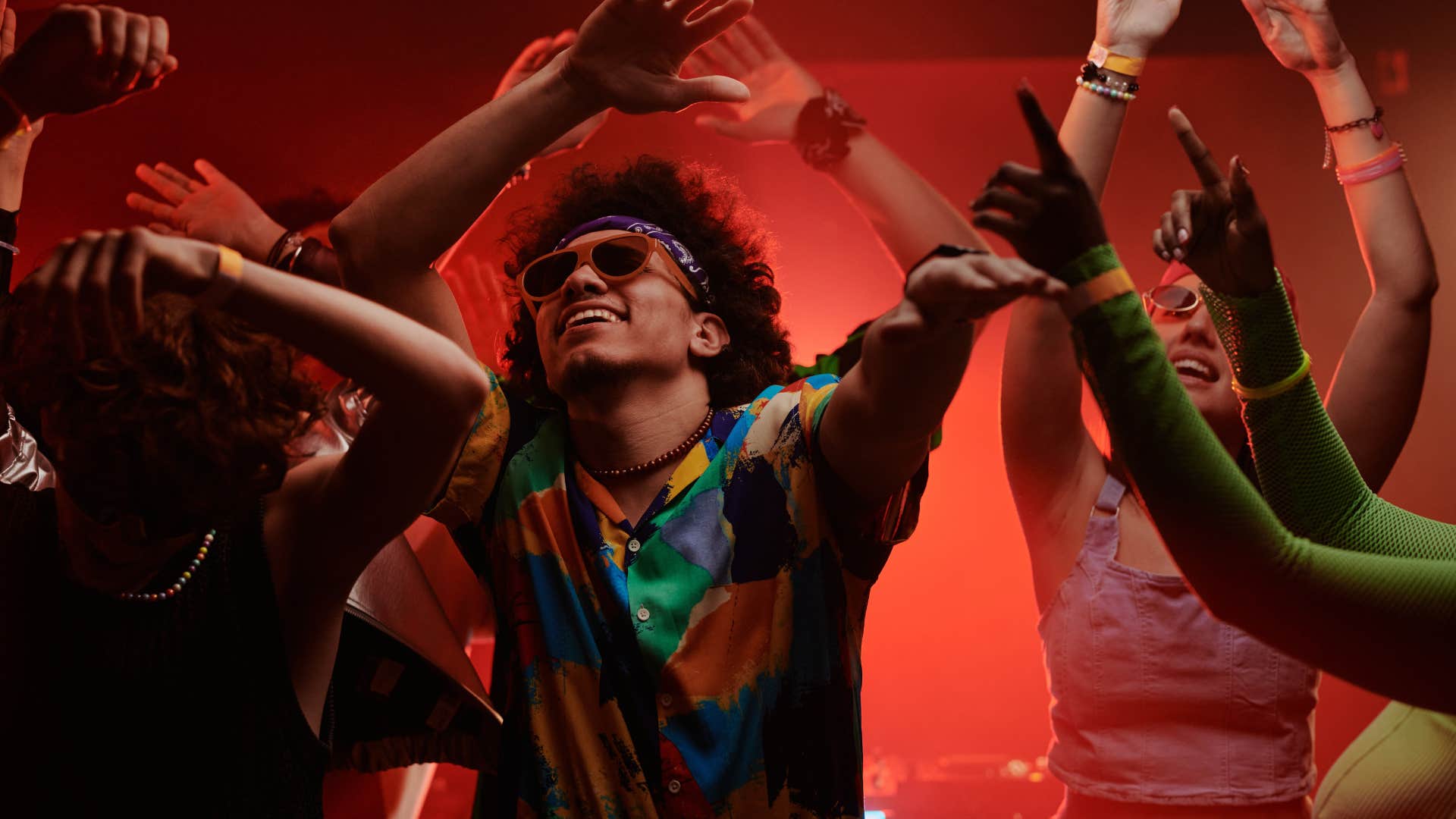 man with low emotional intelligence being petty by partying