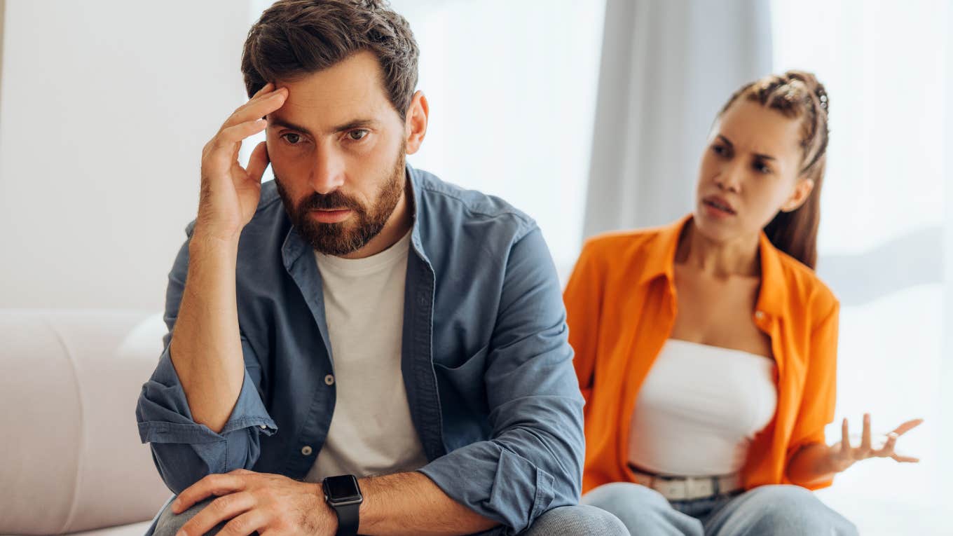 Men Stop Showing Interest In Wives Who Do These Things Without Realizing men turned away from wife yelling at him