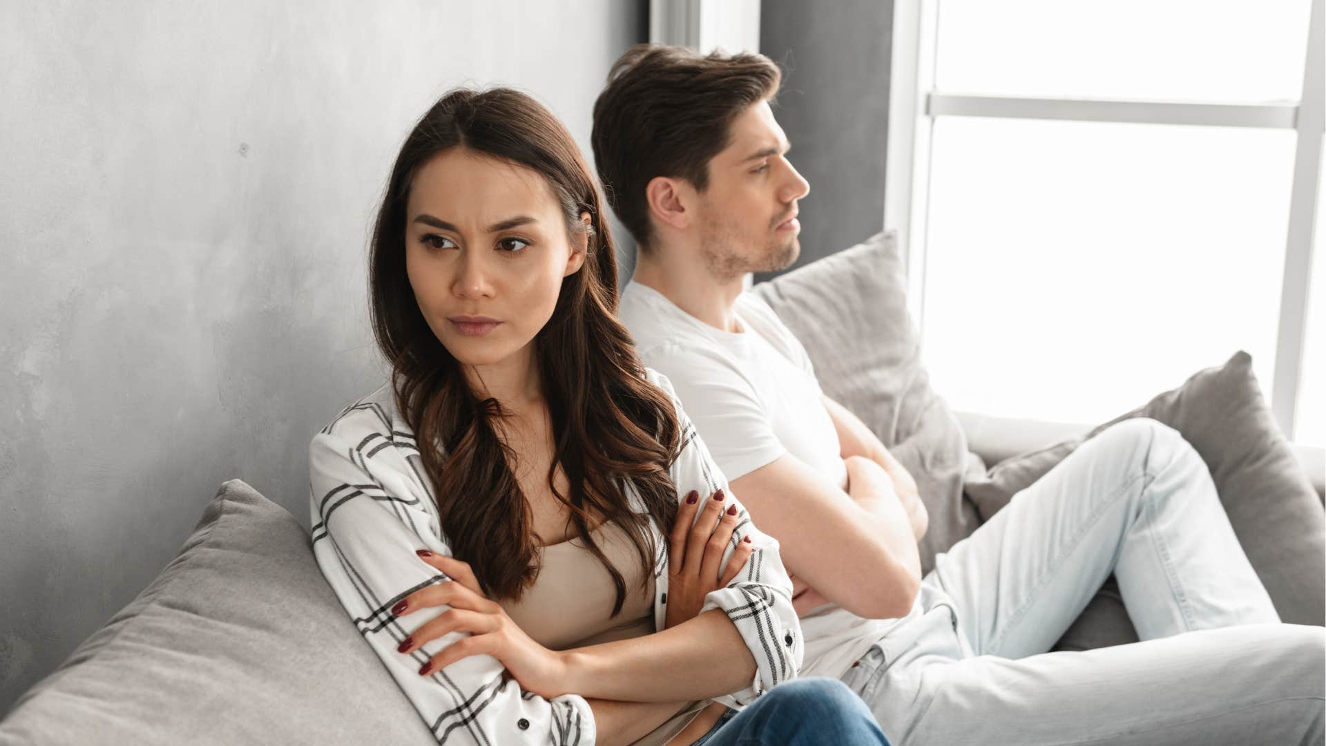 man who is deeply unsatisfied not leaving his relationship because he loves her