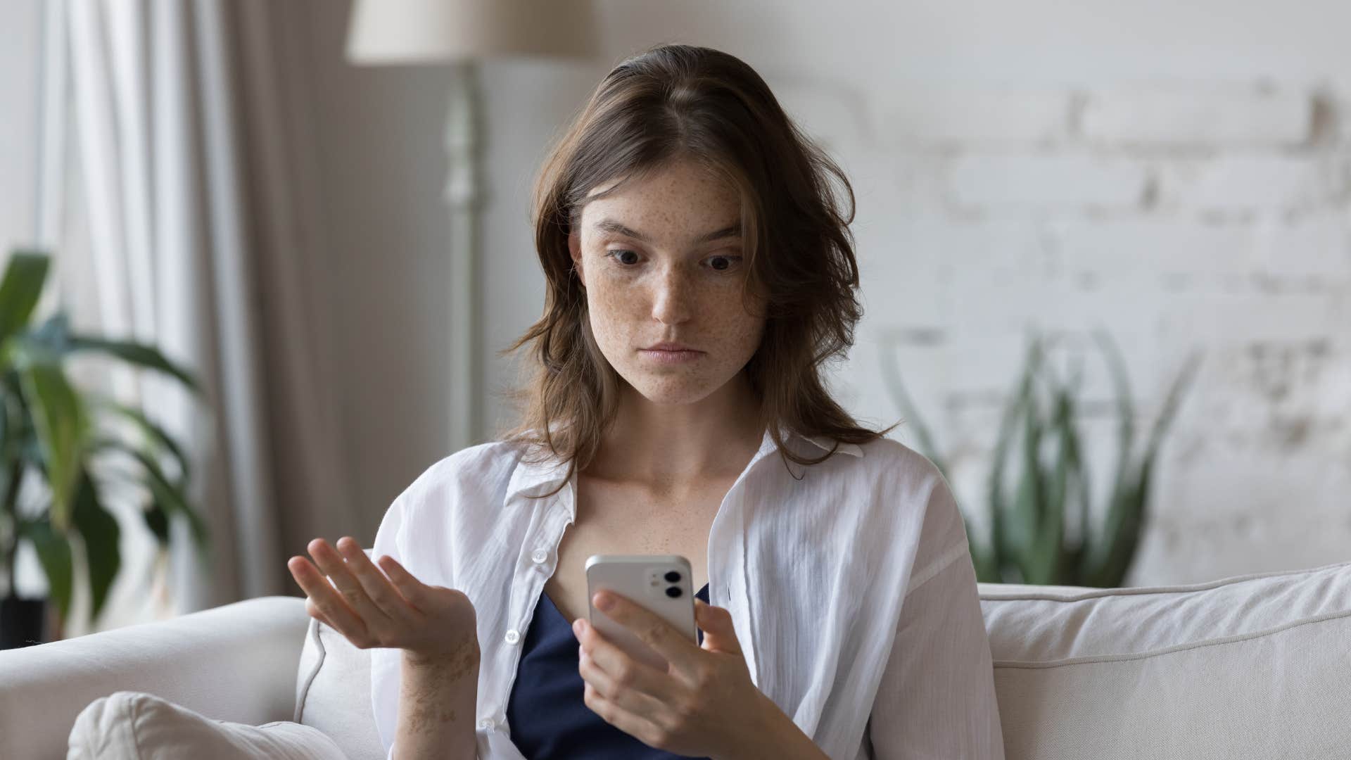 woman who is getting ghosted by man who wanted to avoid confrontation