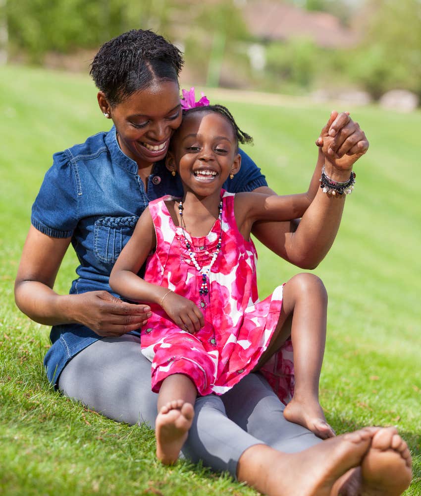 Mom creating a safe space so her kids talk to her and ask her anything