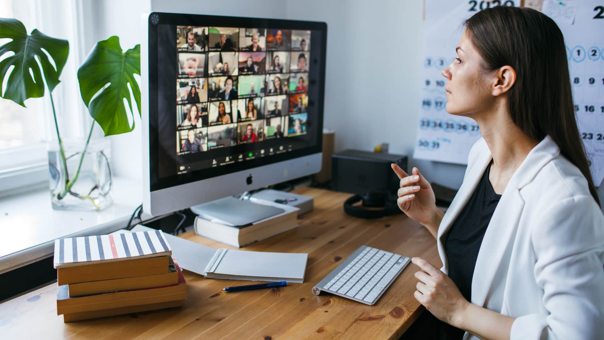 if a person owns A full home office setup they grew up with overly strict parents 