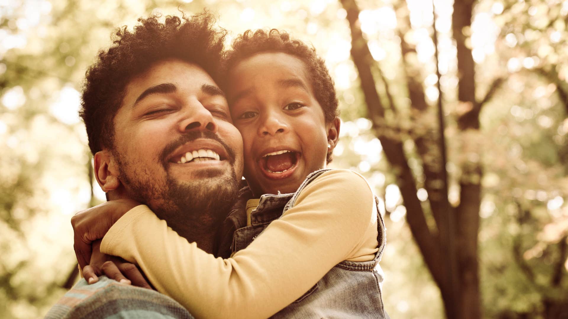 Parent accepts kid
