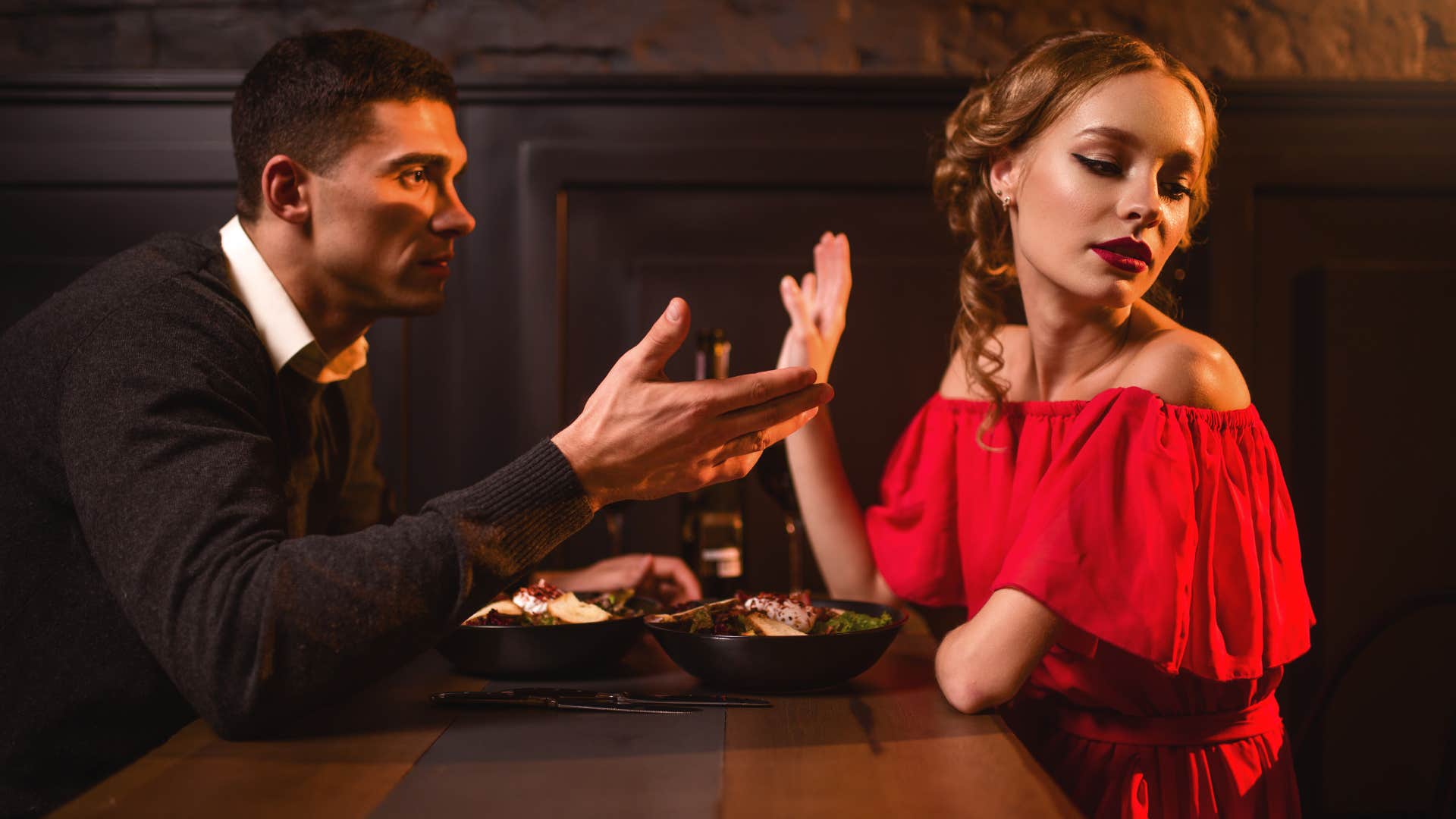 woman who is turning man off by shying away from adventure
