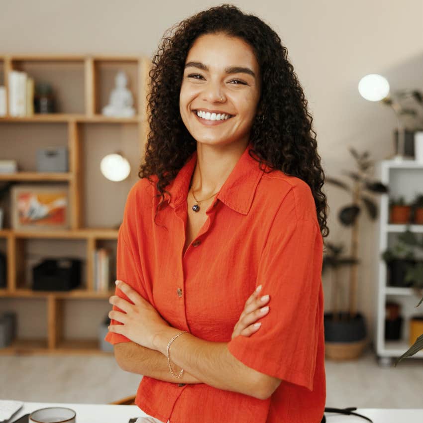 woman who thrives outside her comfort zone as she ignores other's opinions about her.