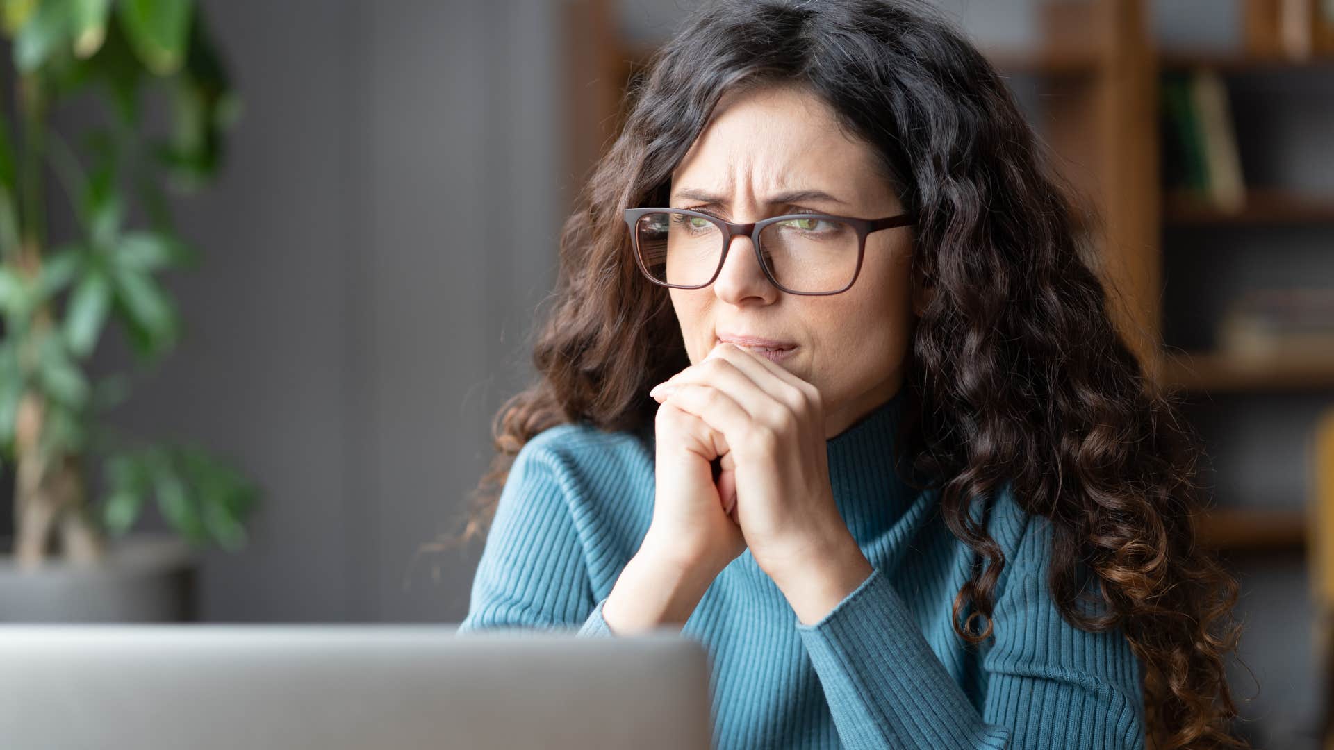 woman who is afraid of being cancelled