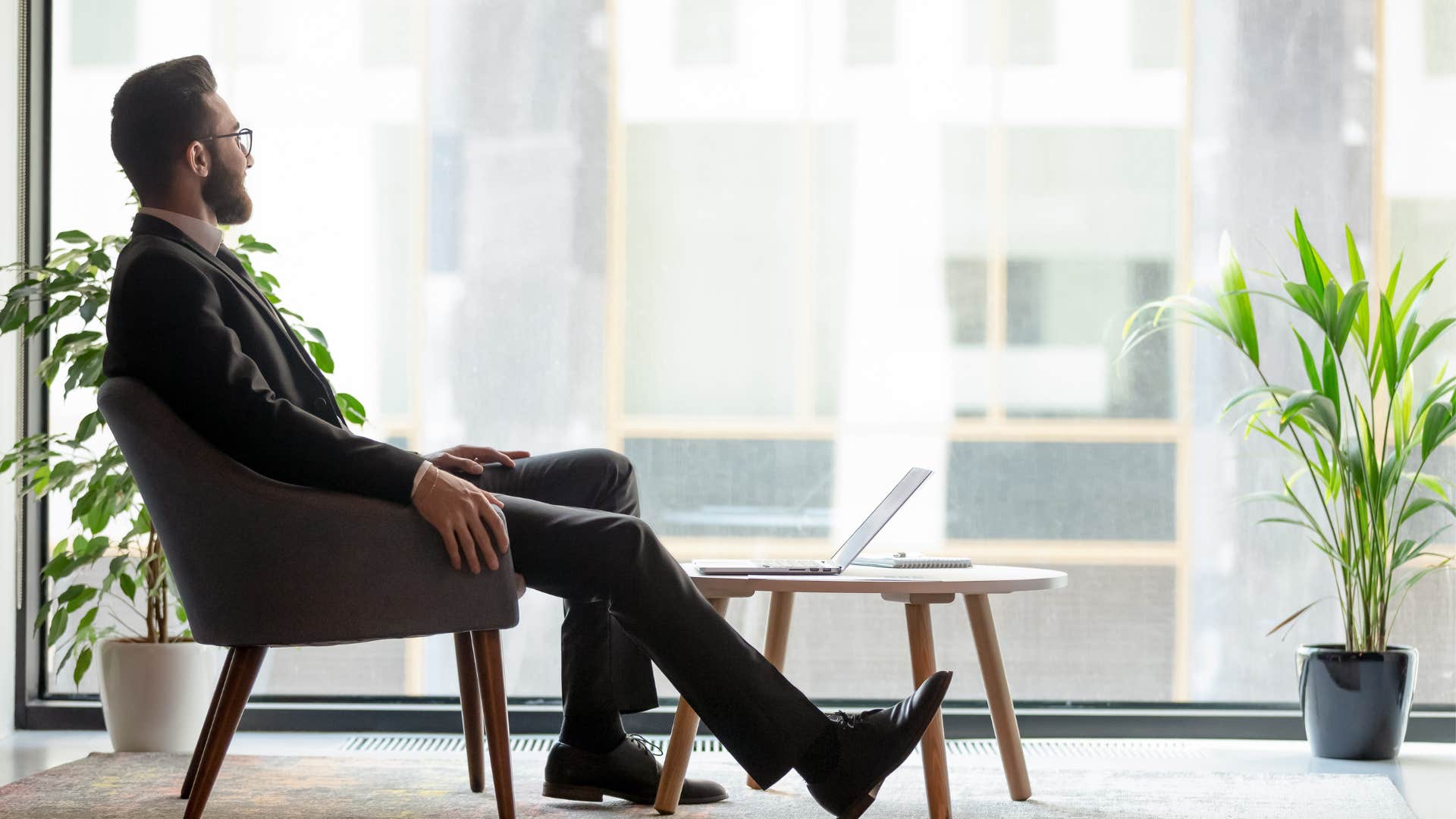man who's been thinking about his future