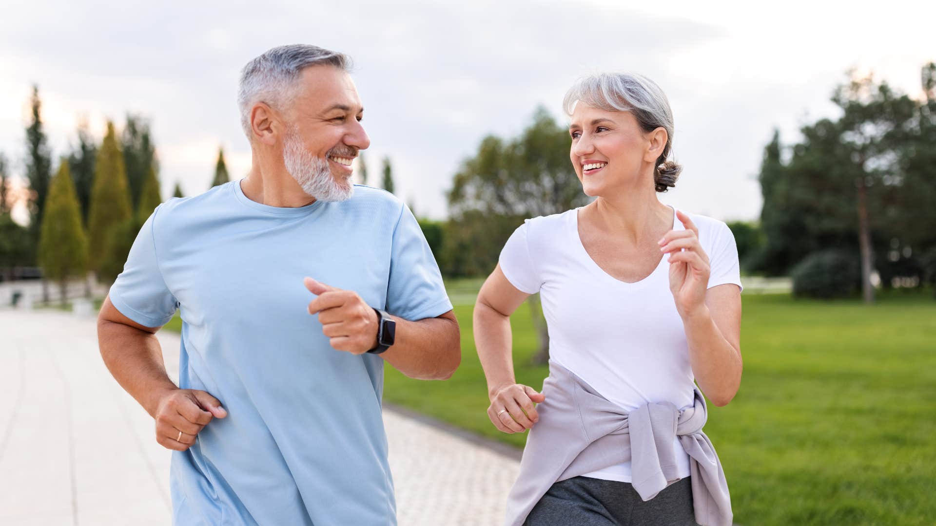 couple whose daily routines help them stay healthy