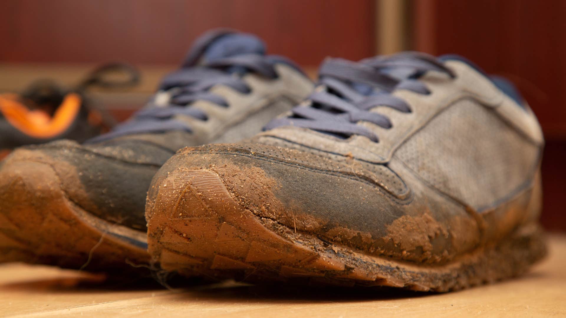 people who grew up poor usually keep these things in their homes old and functional shoes