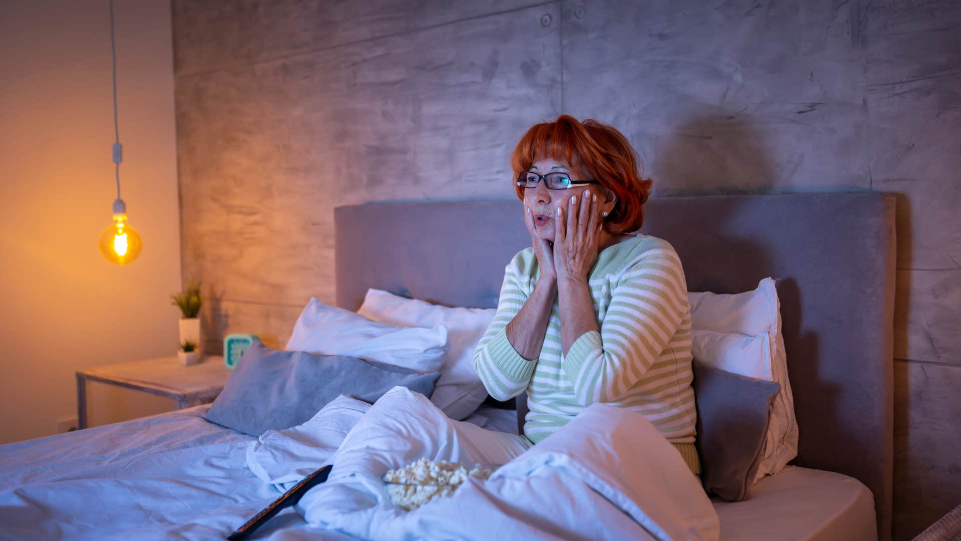 people who need the tv on to fall asleep as they get older usually have these reasons physical comfort