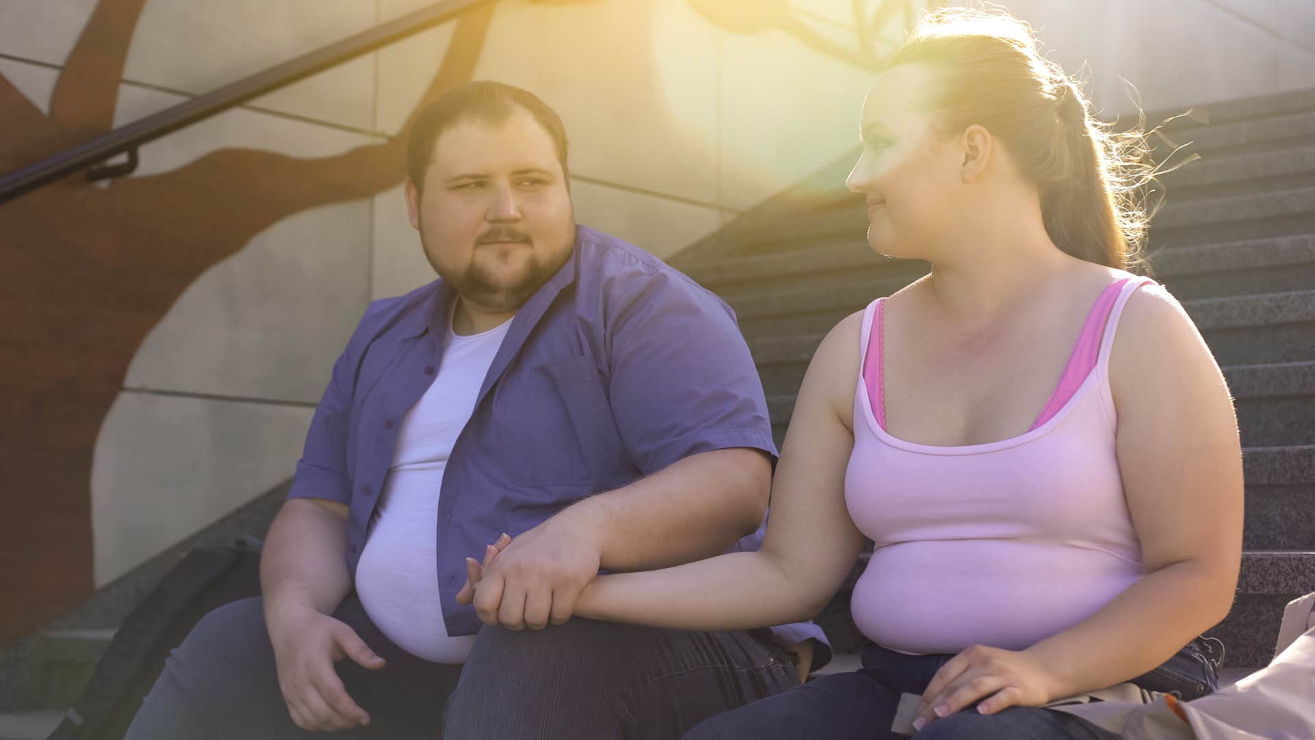 Married couple courting to stay deeply in love 