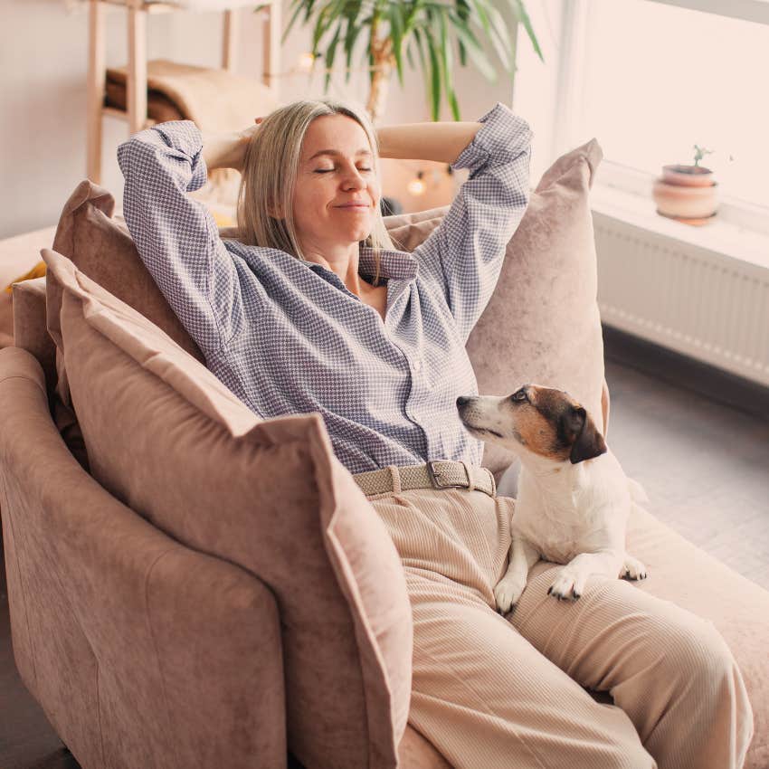 woman who is thriving while others struggle as she does what she wants