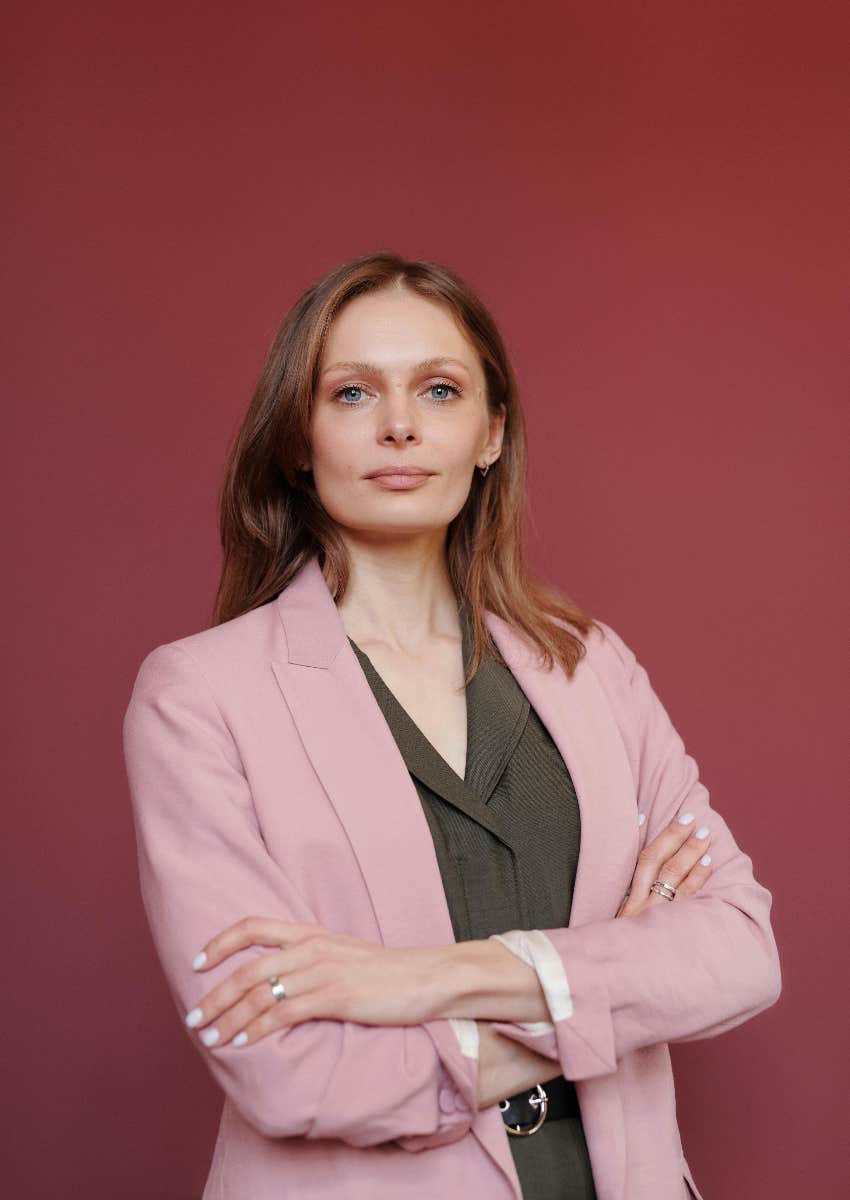 woman who feels empowered