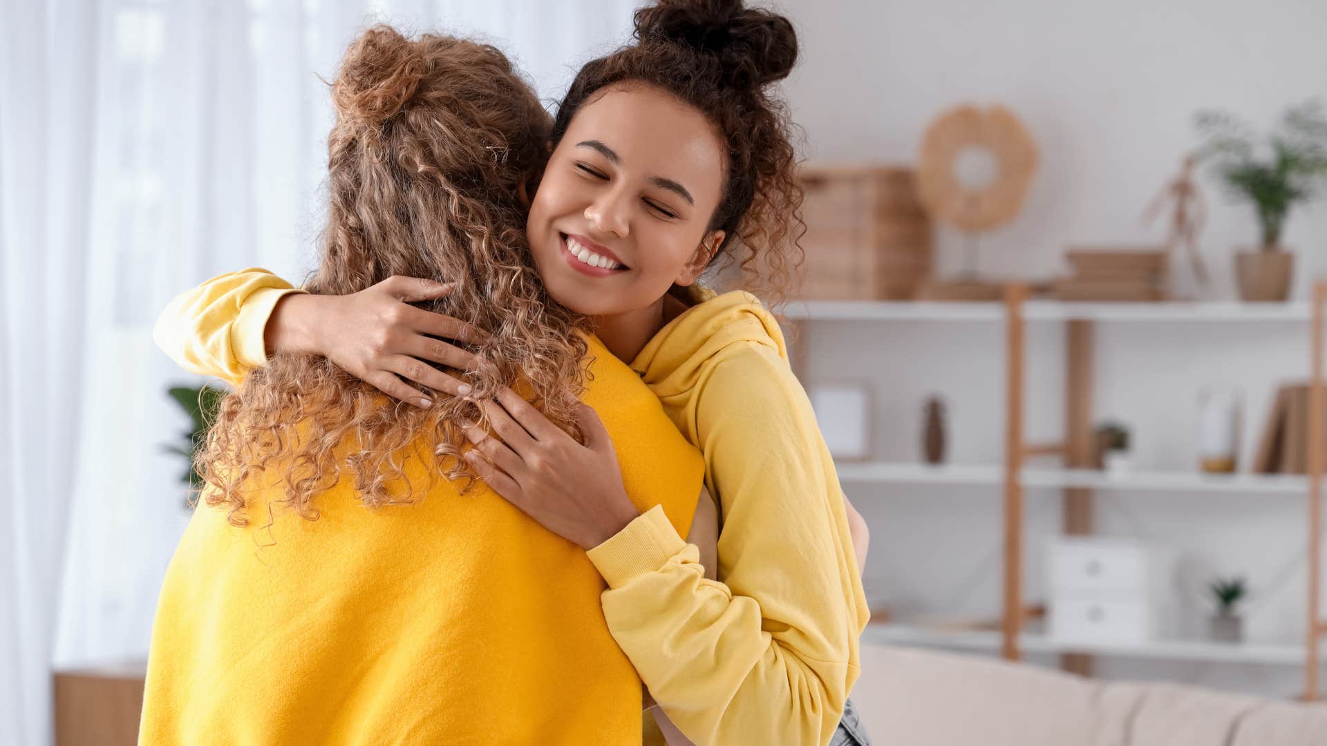 woman with high emotional intelligence using the phrase i forgive you