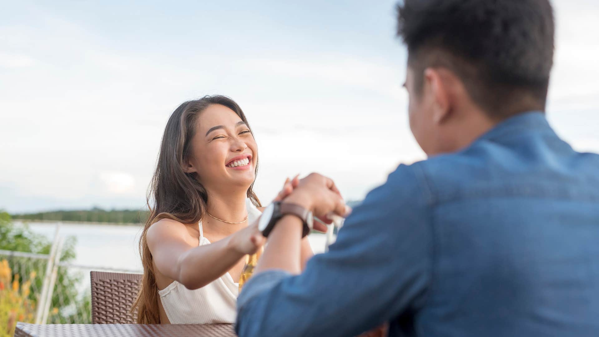 woman following cliche advice of going out with mr. nice guy