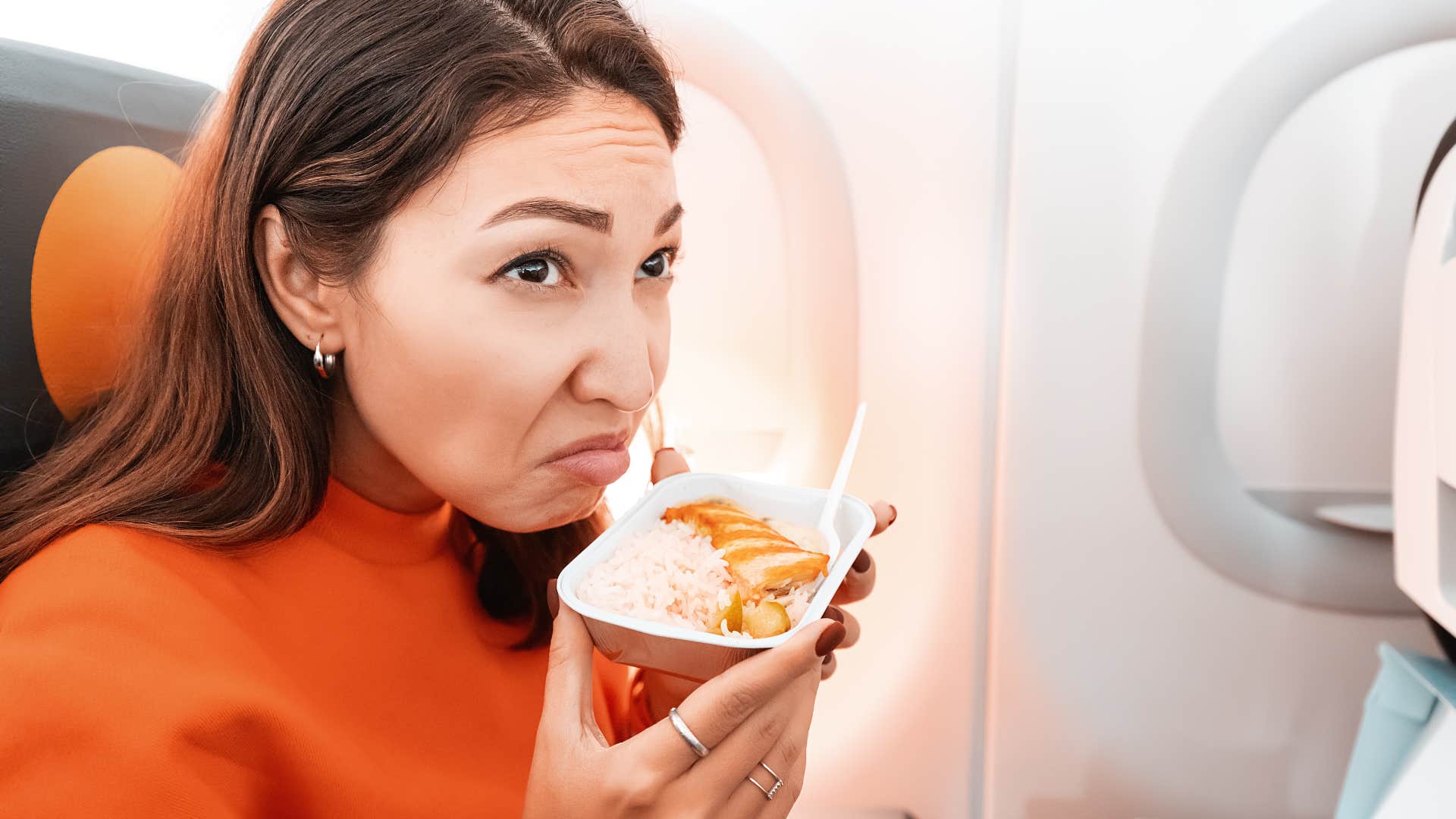 woman is Staying quiet, then complaining later which is a polite going out to dinner habit that is actually disrespectful 