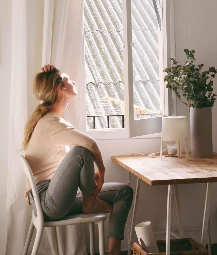 smart woman experiencing boredom